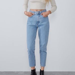 zara mom jeans